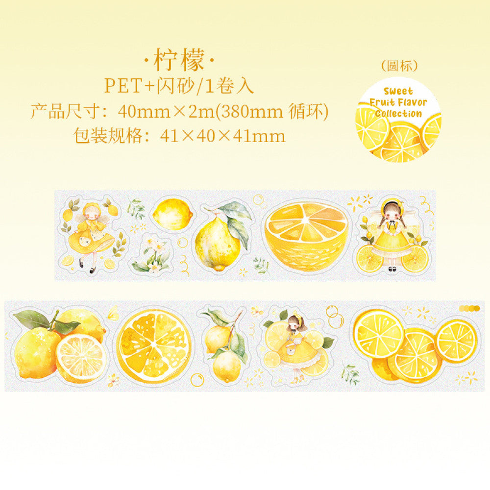 Sweet fruity collection series PET tape 6 Types 4 cm 2 m image 7