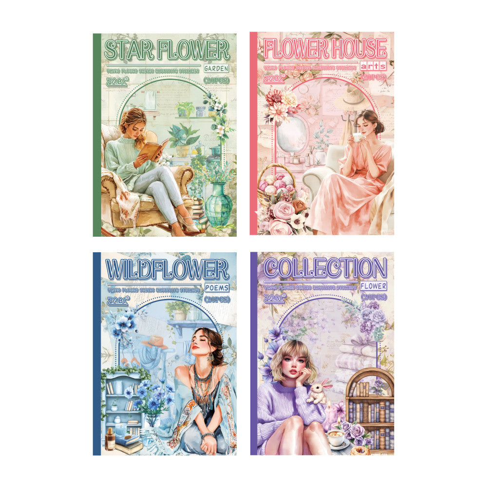 Yinmo Huaman series sticker book 4 Types image 4