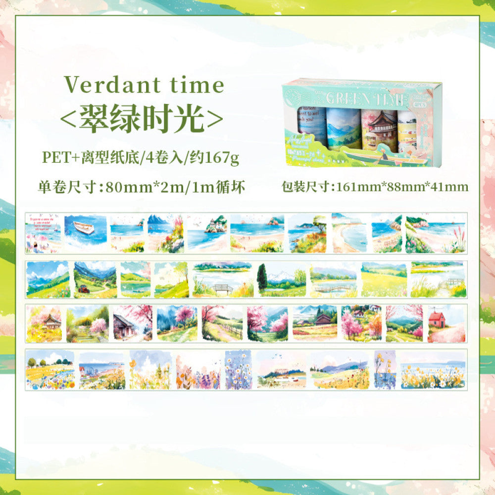 Flowing Clouds and Shadows Series PET tape set 2 Types image 6