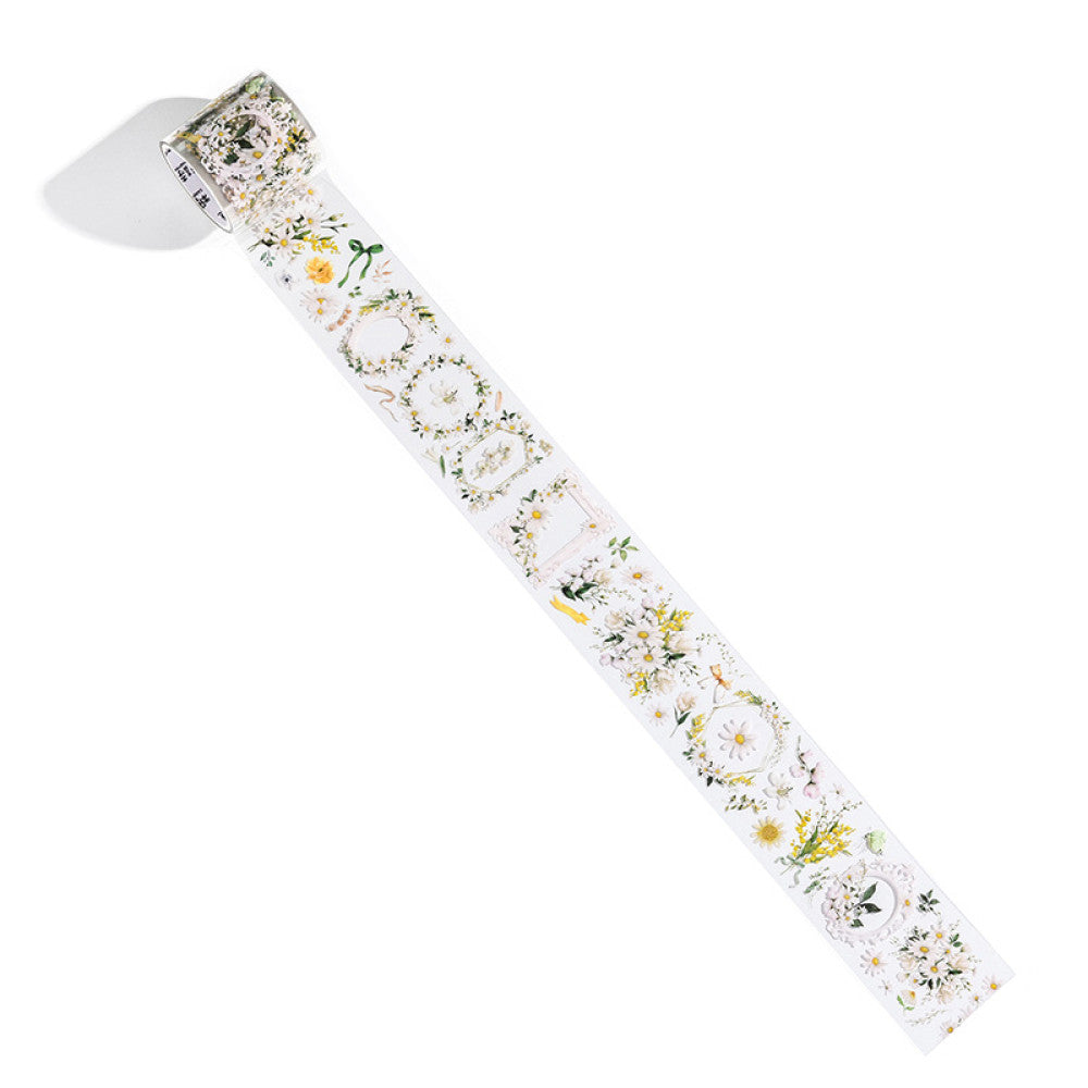 Romantic flower collection series Retro PET tape 6 types 4 cm / 2 m
