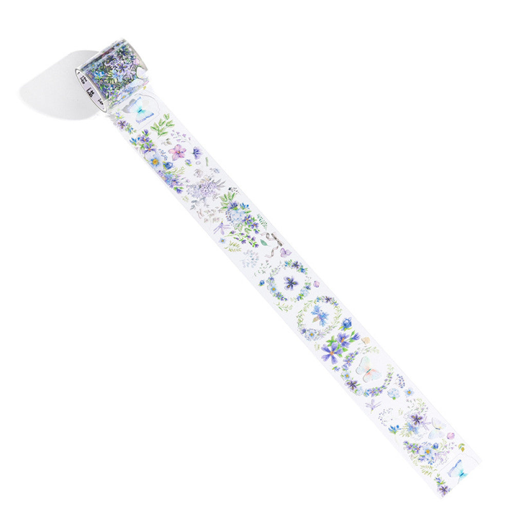 Romantic flower collection series Retro PET tape 6 types 4 cm / 2 m