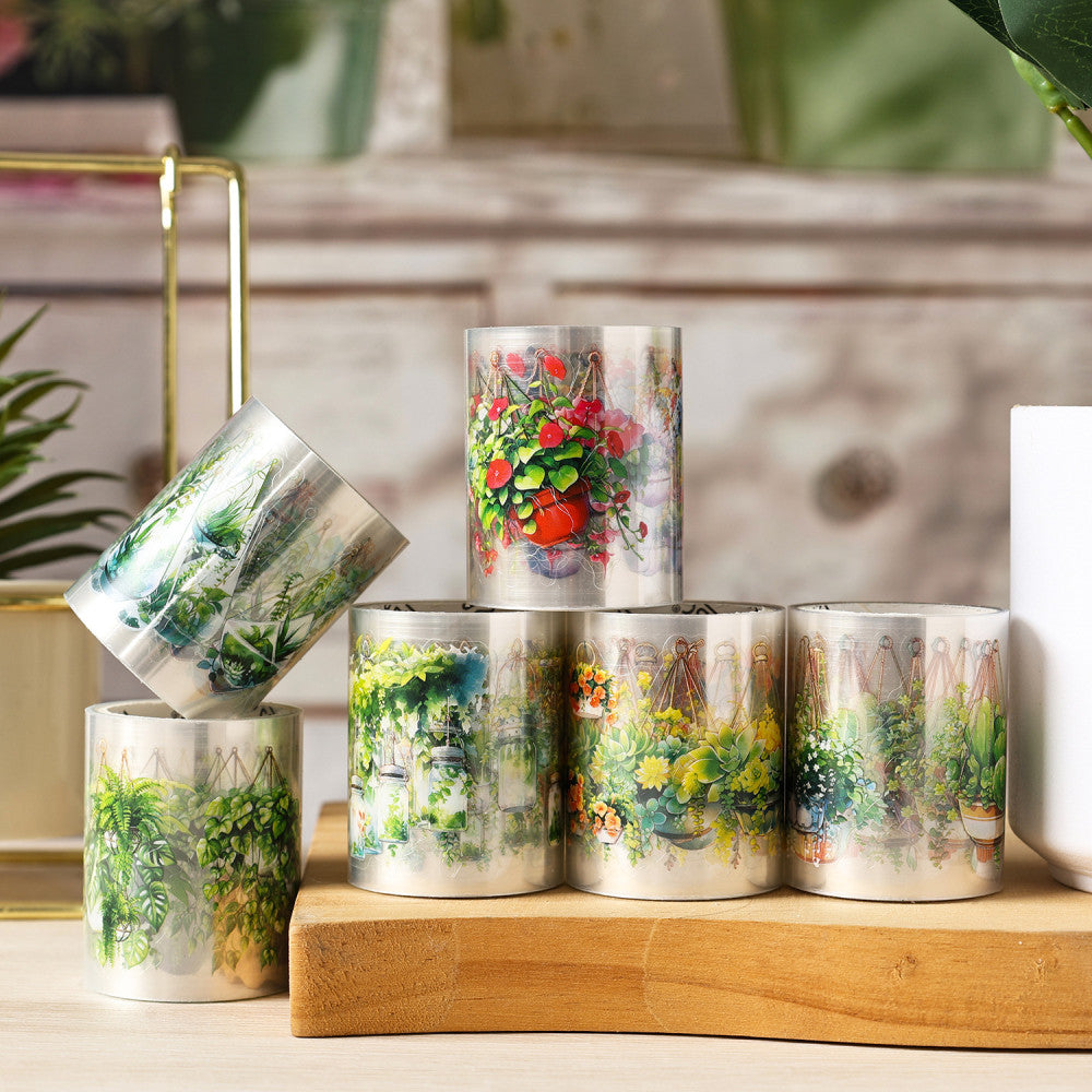 Floral ribbon series PET tape set box image 1