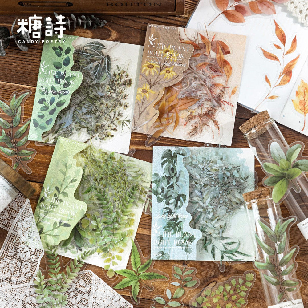 Plant Series PET stickers 4 types 30 pcs image 1