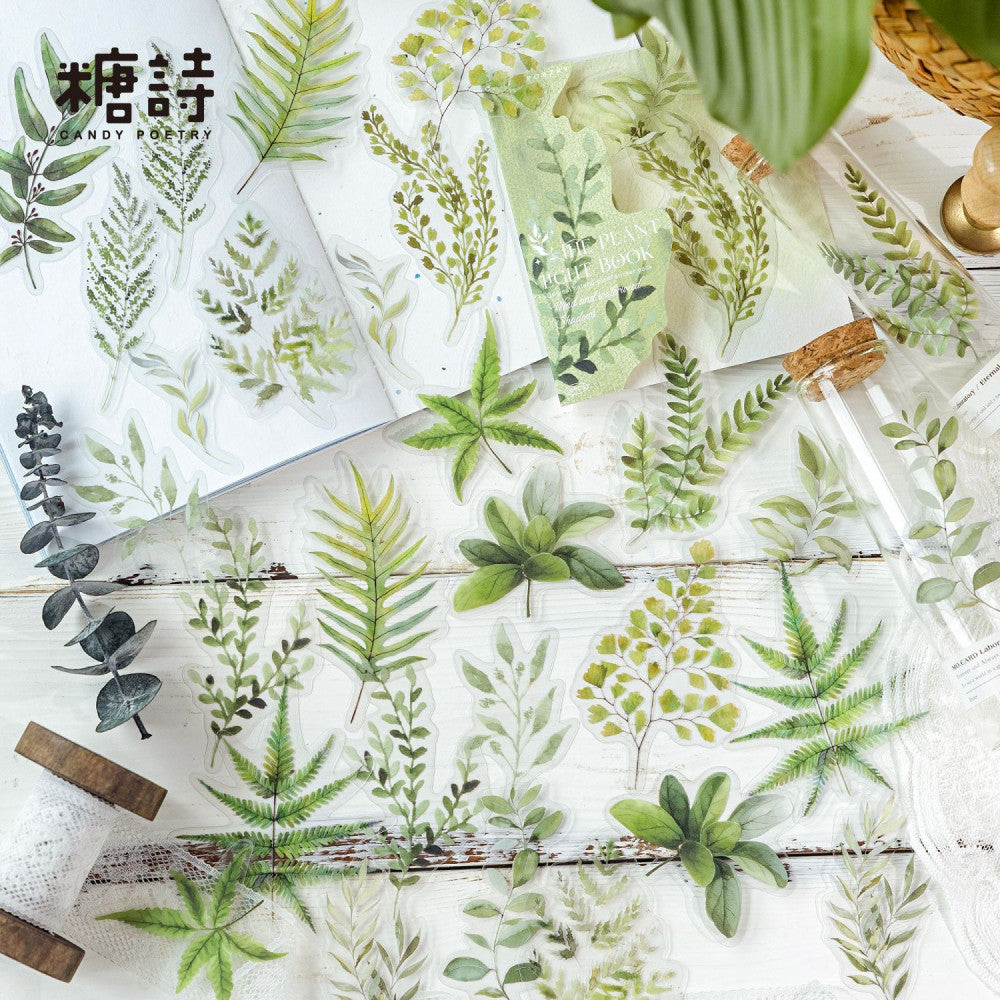 Plant Series PET stickers 4 types 30 pcs image 2