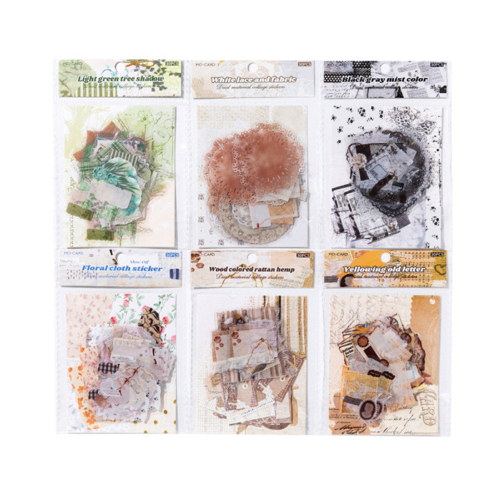 Collage Island Series Sticker Pack 6 Types 30 Pcs image 4