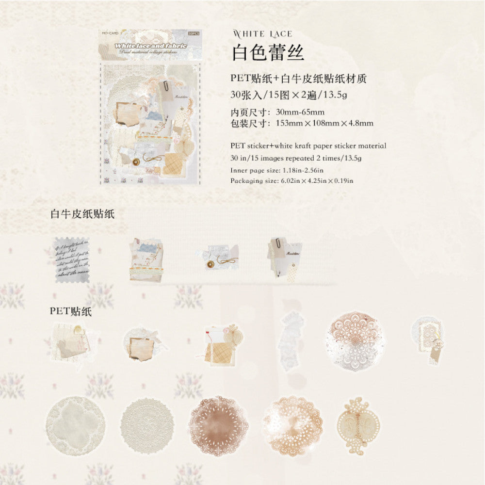 Collage Island Series Sticker Pack 6 Types 30 Pcs image 6