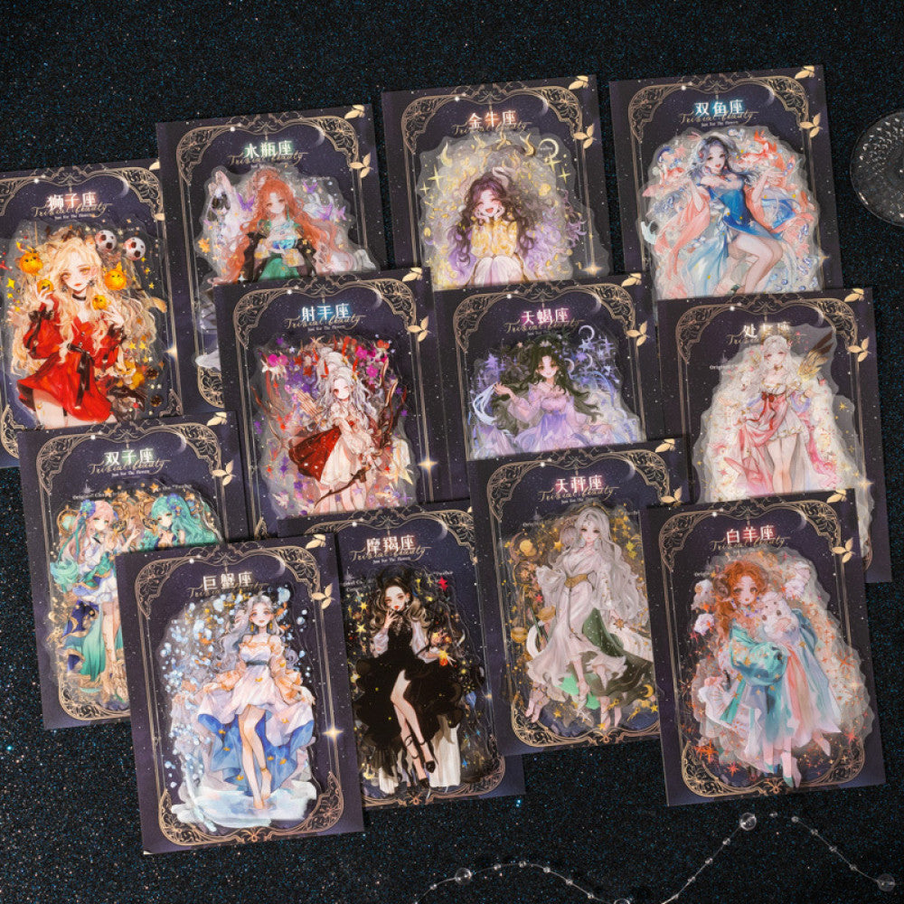 Fairy Theme Original Character PET Sticker Pack 10 Pcs image 0