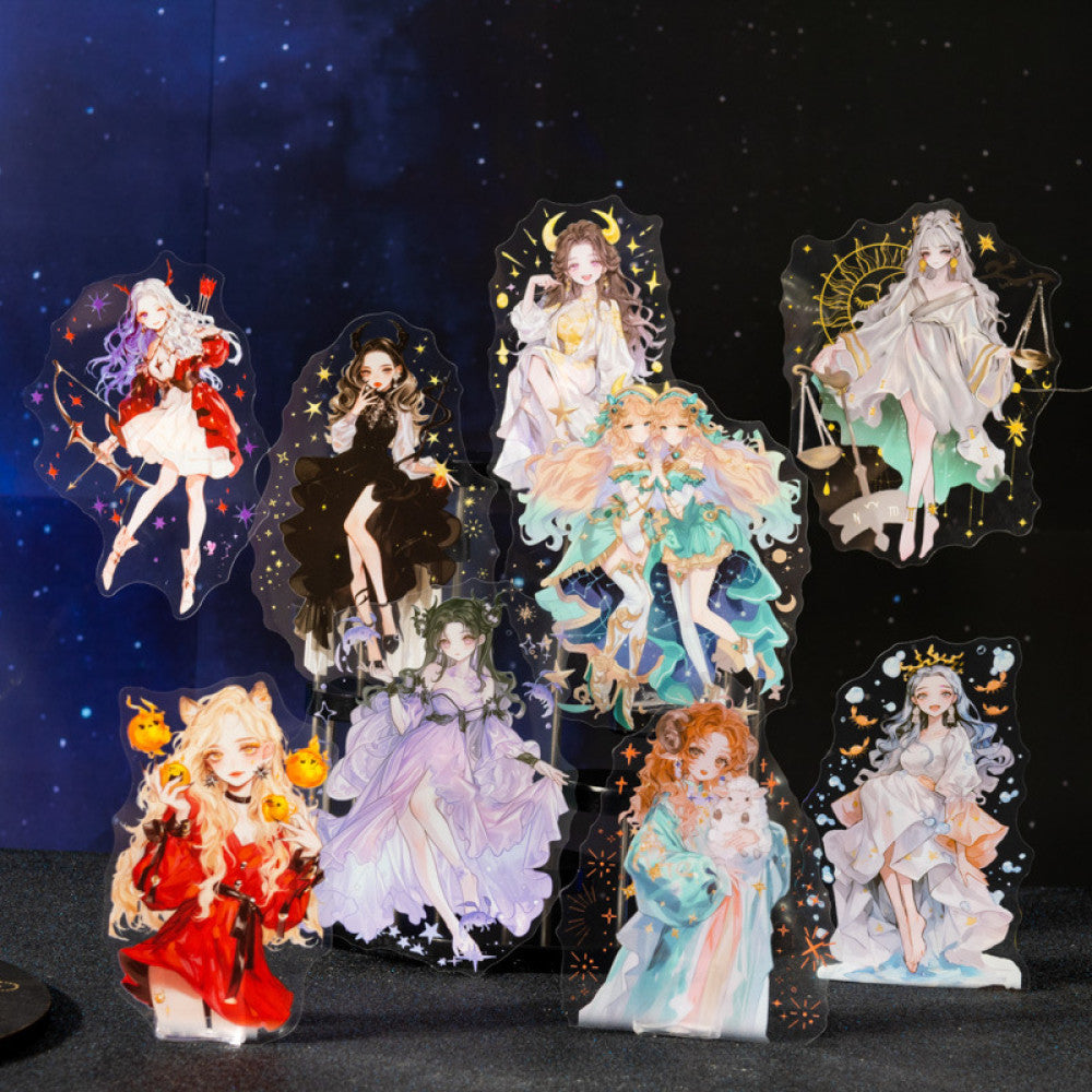 Fairy Theme Original Character PET Sticker Pack 10 Pcs image 1
