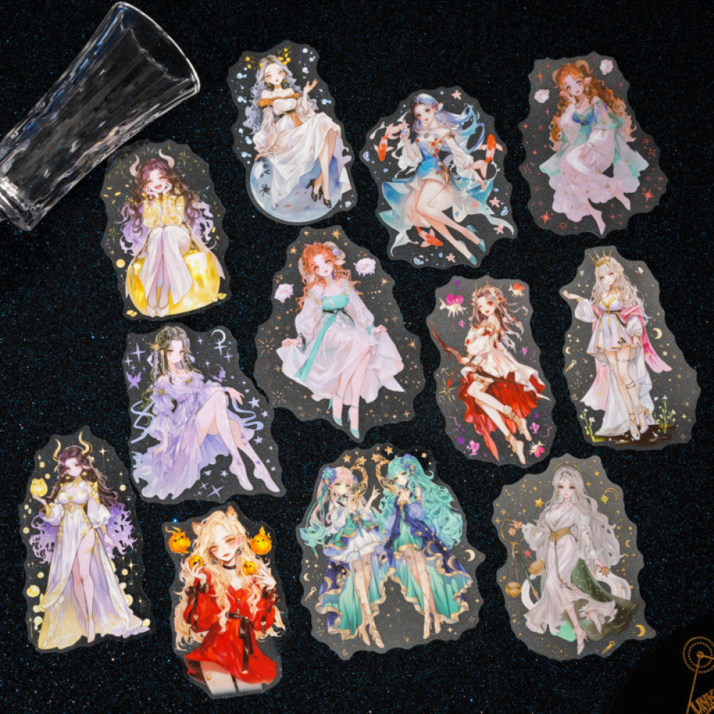 Fairy Theme Original Character PET Sticker Pack 10 Pcs image 3