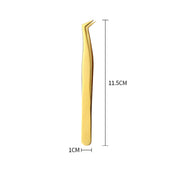 Stainless steel gold tweezers - Viktashop.com