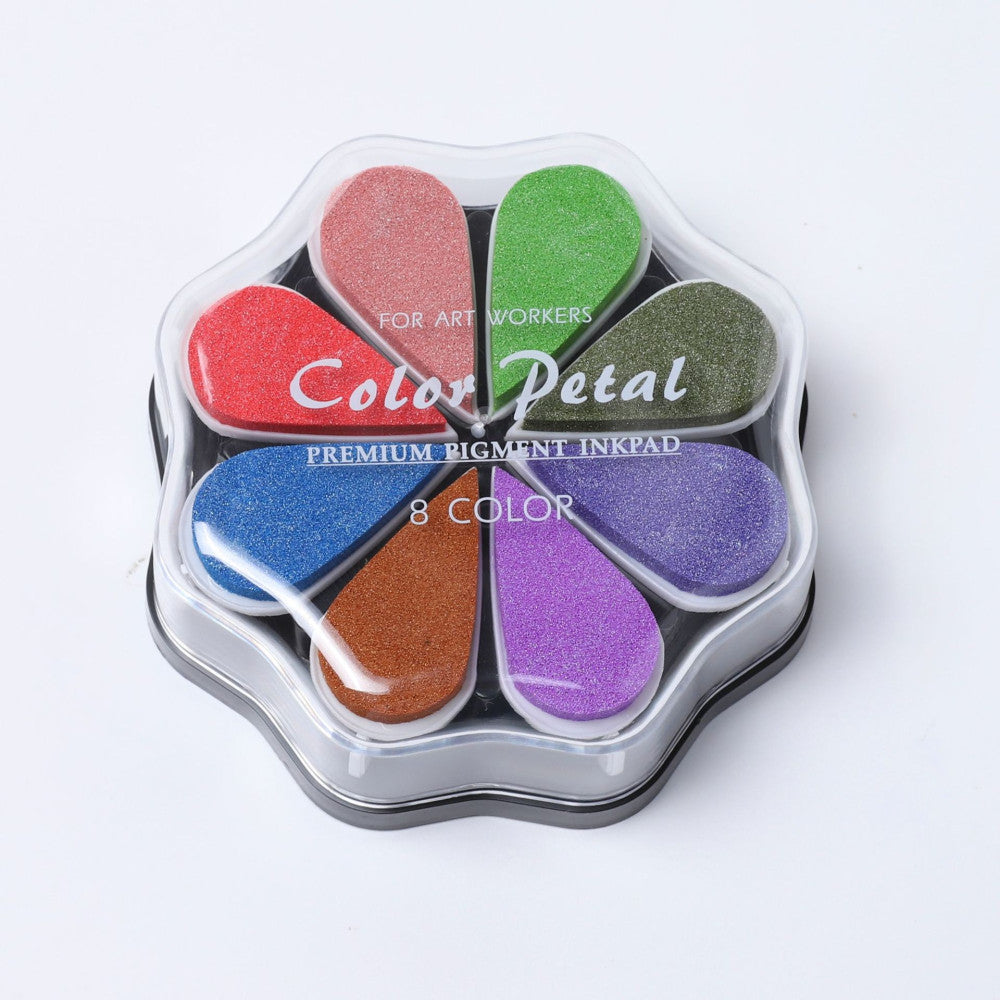 Metallic ink pad 8 color 36 combinations image 24