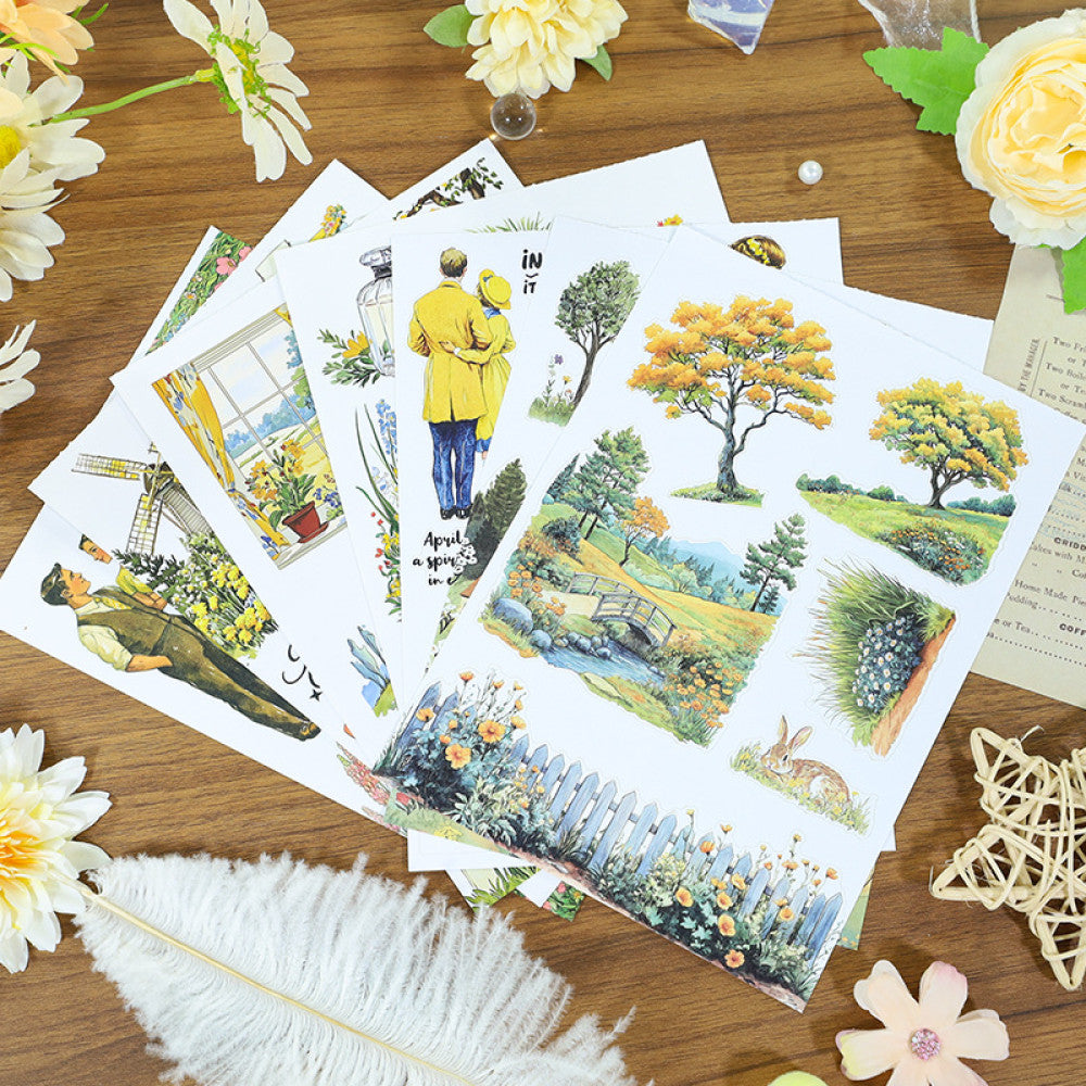 Cross border hot selling cut film sticker book 5 options image 2
