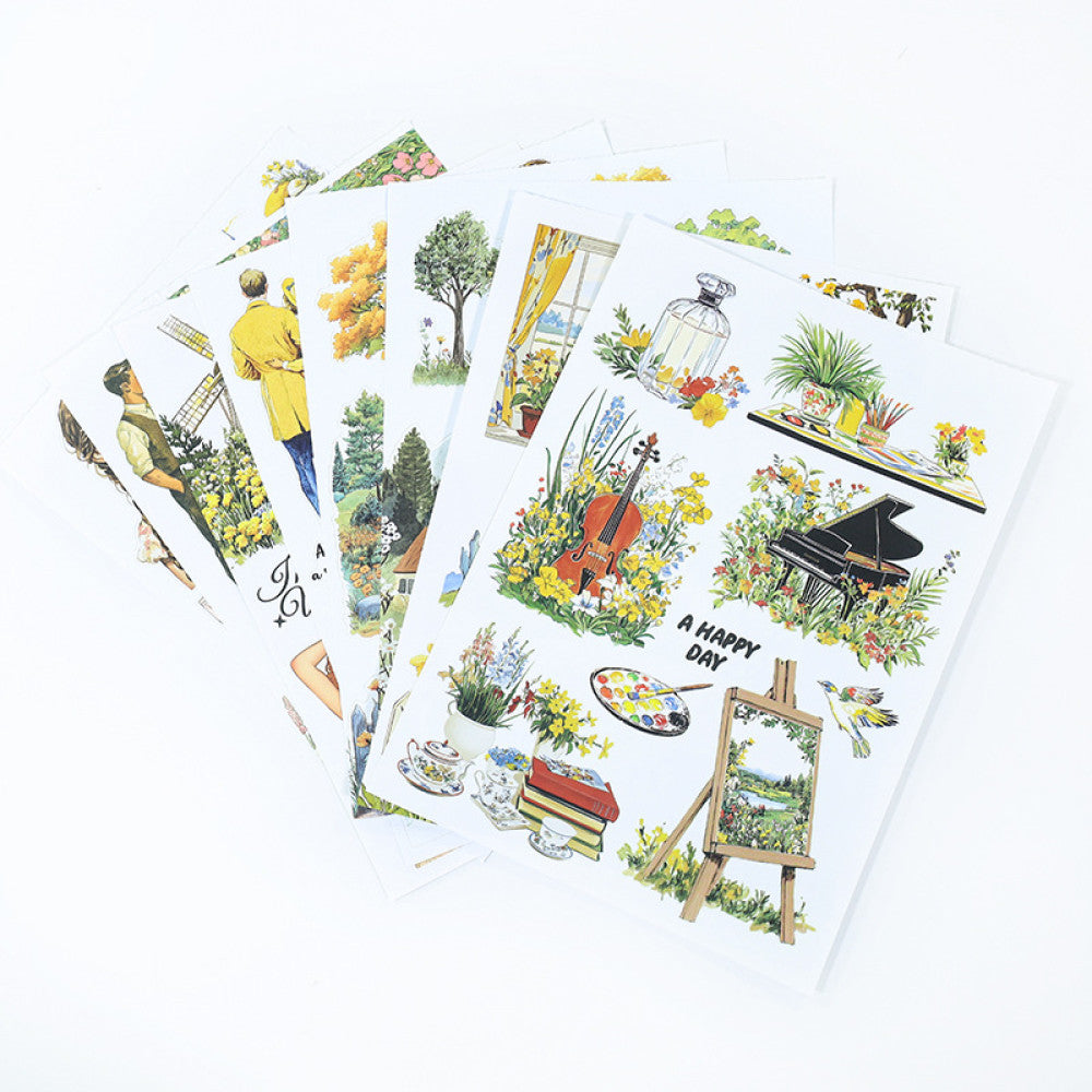 Cross border hot selling cut film sticker book 5 options image 4