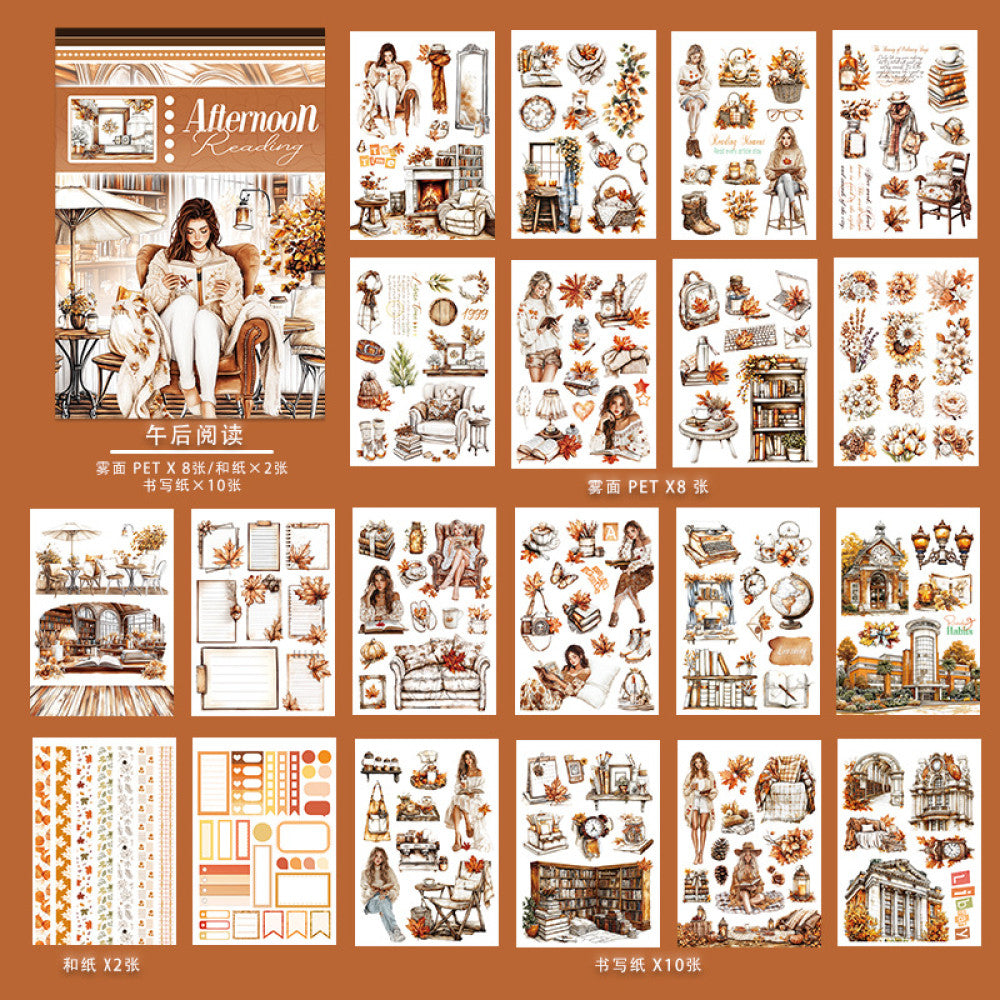 Cross border hot selling cut film sticker book 5 options