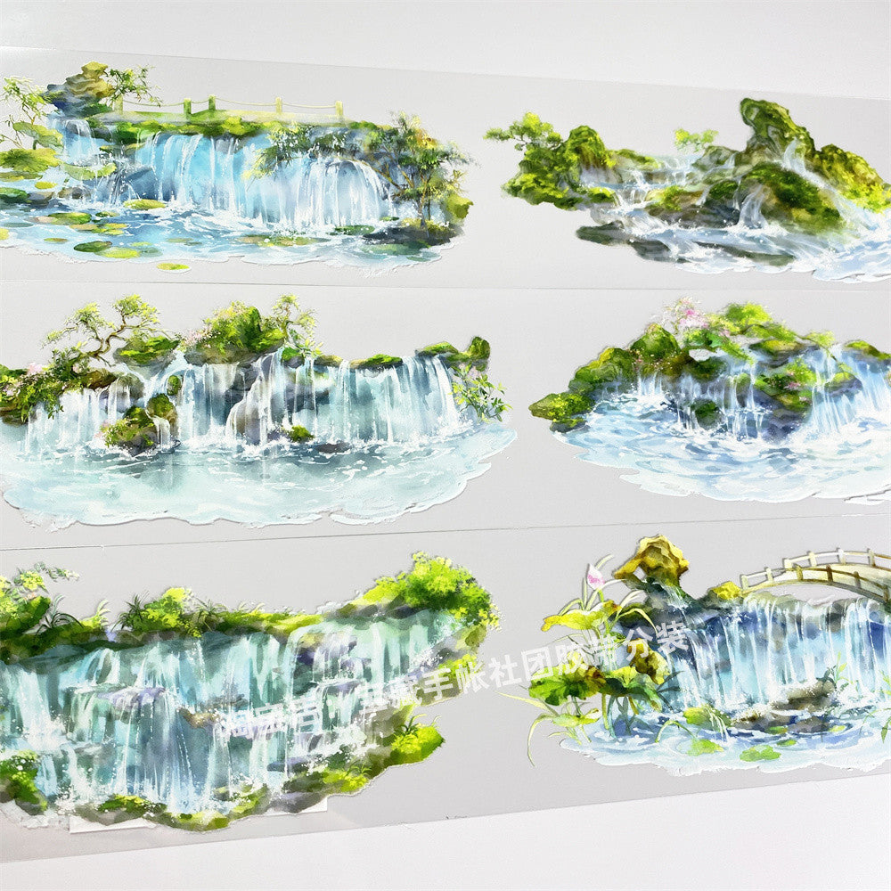 Tracing Stone Scenery PET Tape 7 cm 92 cm image 4