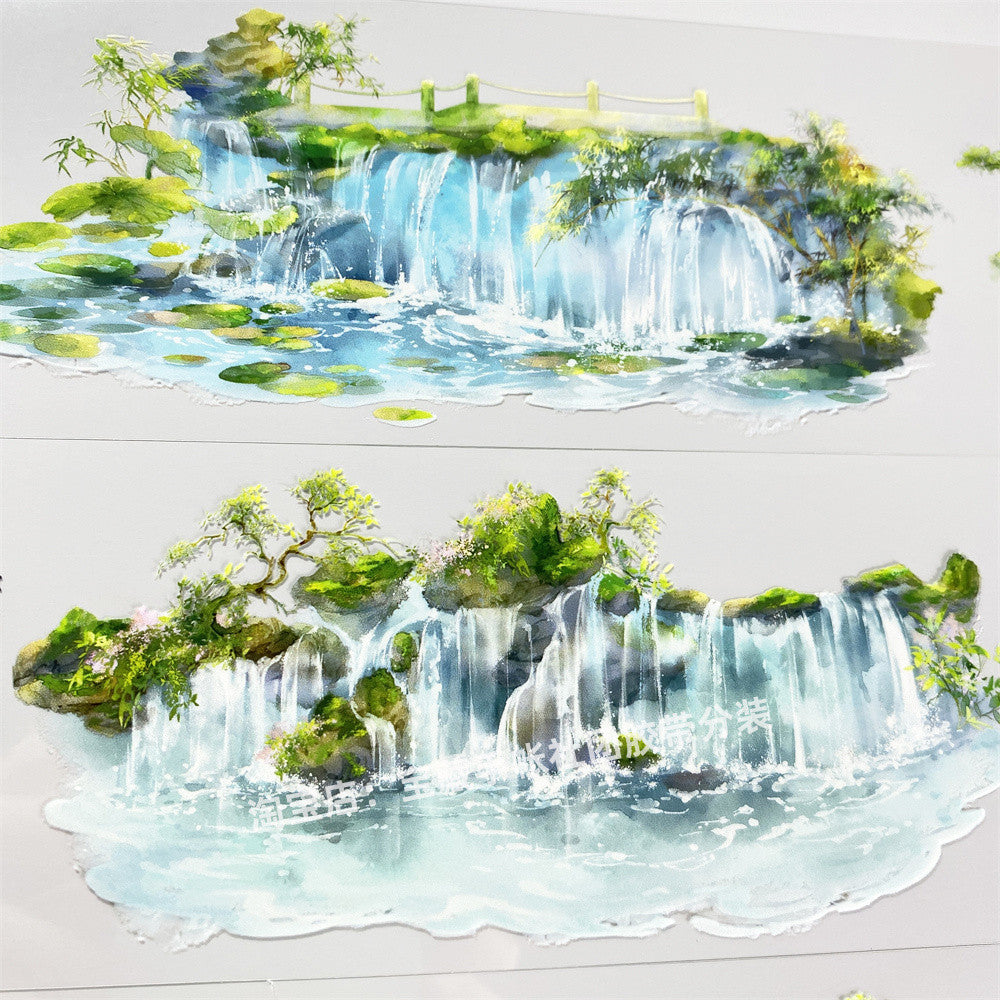 Tracing Stone Scenery PET Tape 7 cm 92 cm image 5