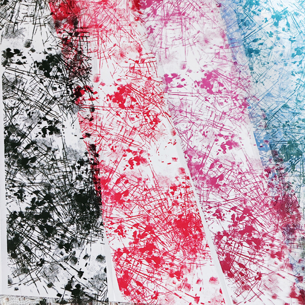 Blurred mottled traces large background PET tape 6 Styles 9cm 100 cm image 0