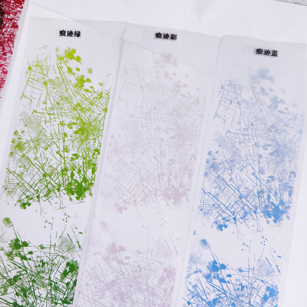 Blurred mottled traces large background PET tape 6 Styles 9cm 100 cm image 2