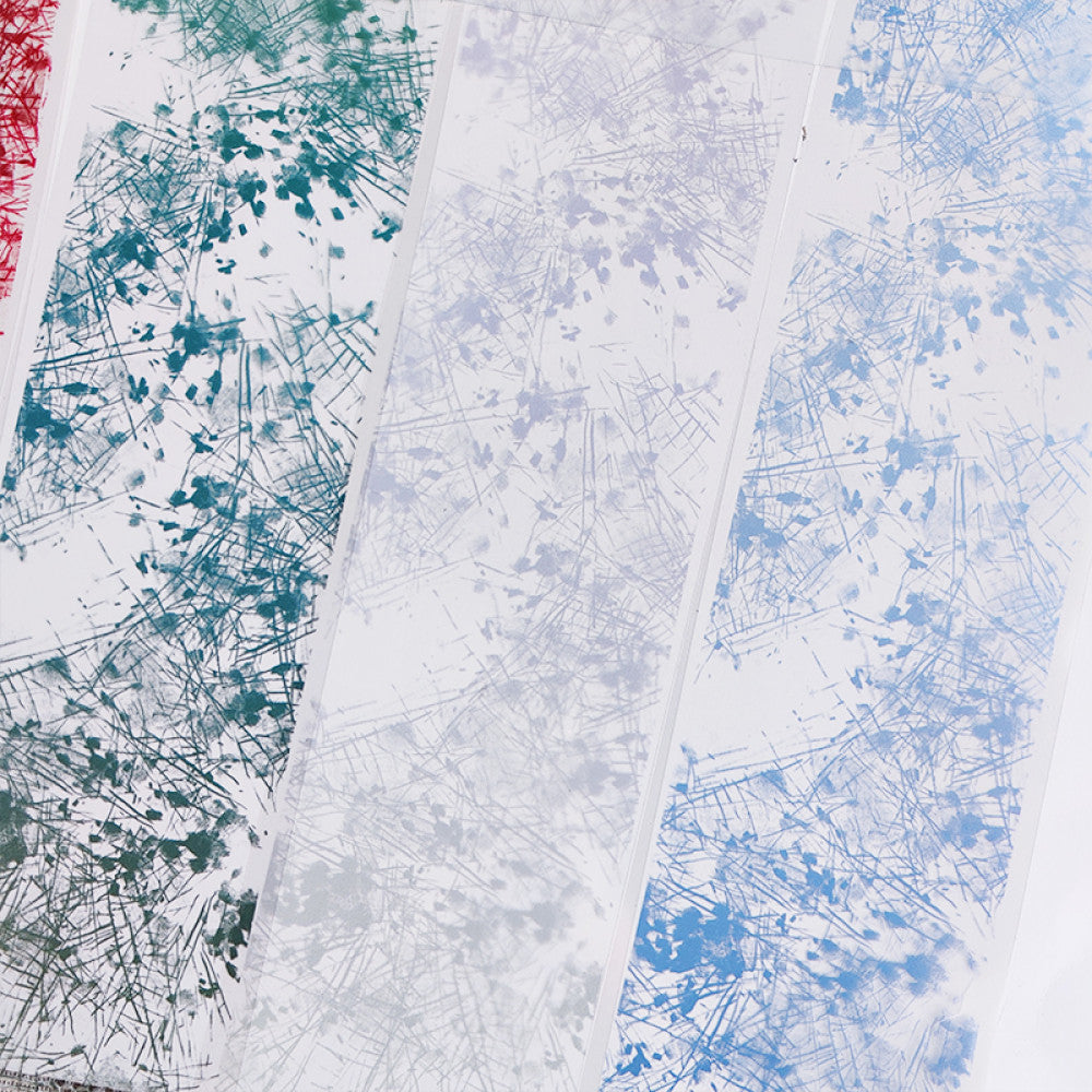 Blurred mottled traces large background PET tape 6 Styles 9cm 100 cm image 3
