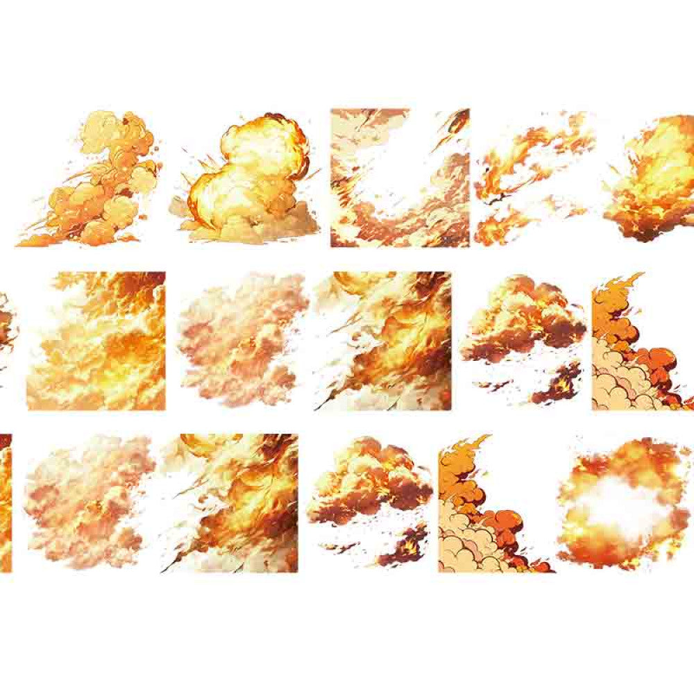 Homemade fire cloud background pet/washi tape 9cm / 100 cm