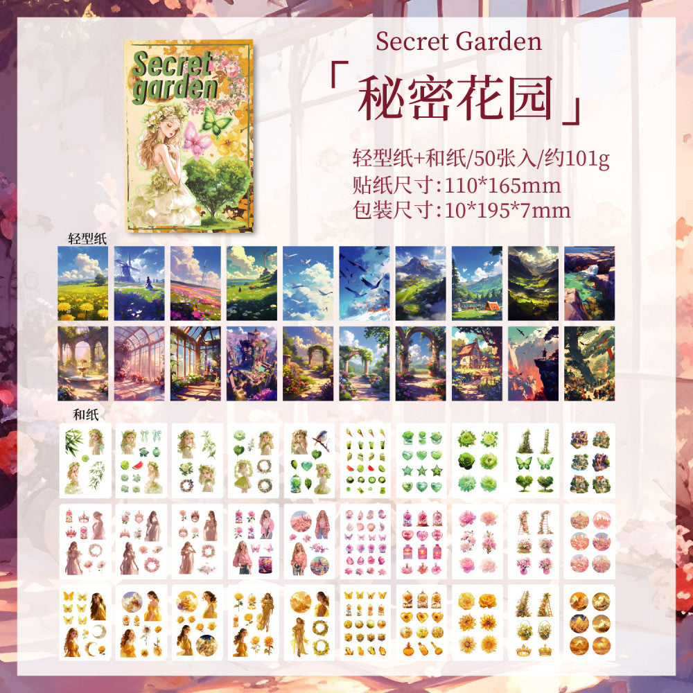 Dark Phantom Charming Time Series Sticker Book 4 Types