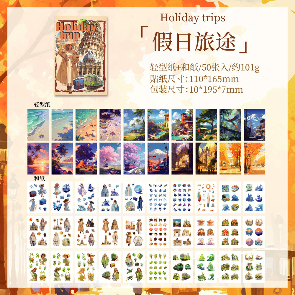 Dark Phantom Charming Time Series Sticker Book 4 Types
