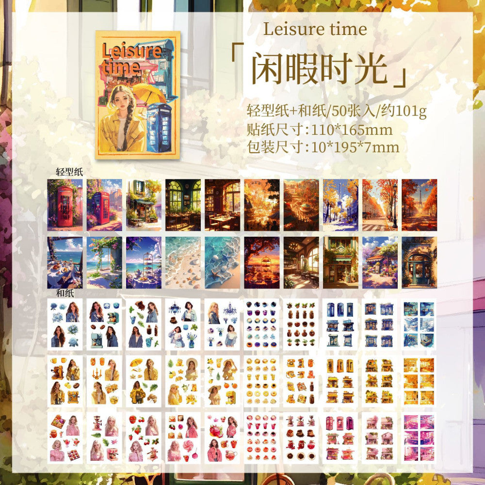 Dark Phantom Charming Time Series Sticker Book 4 Types