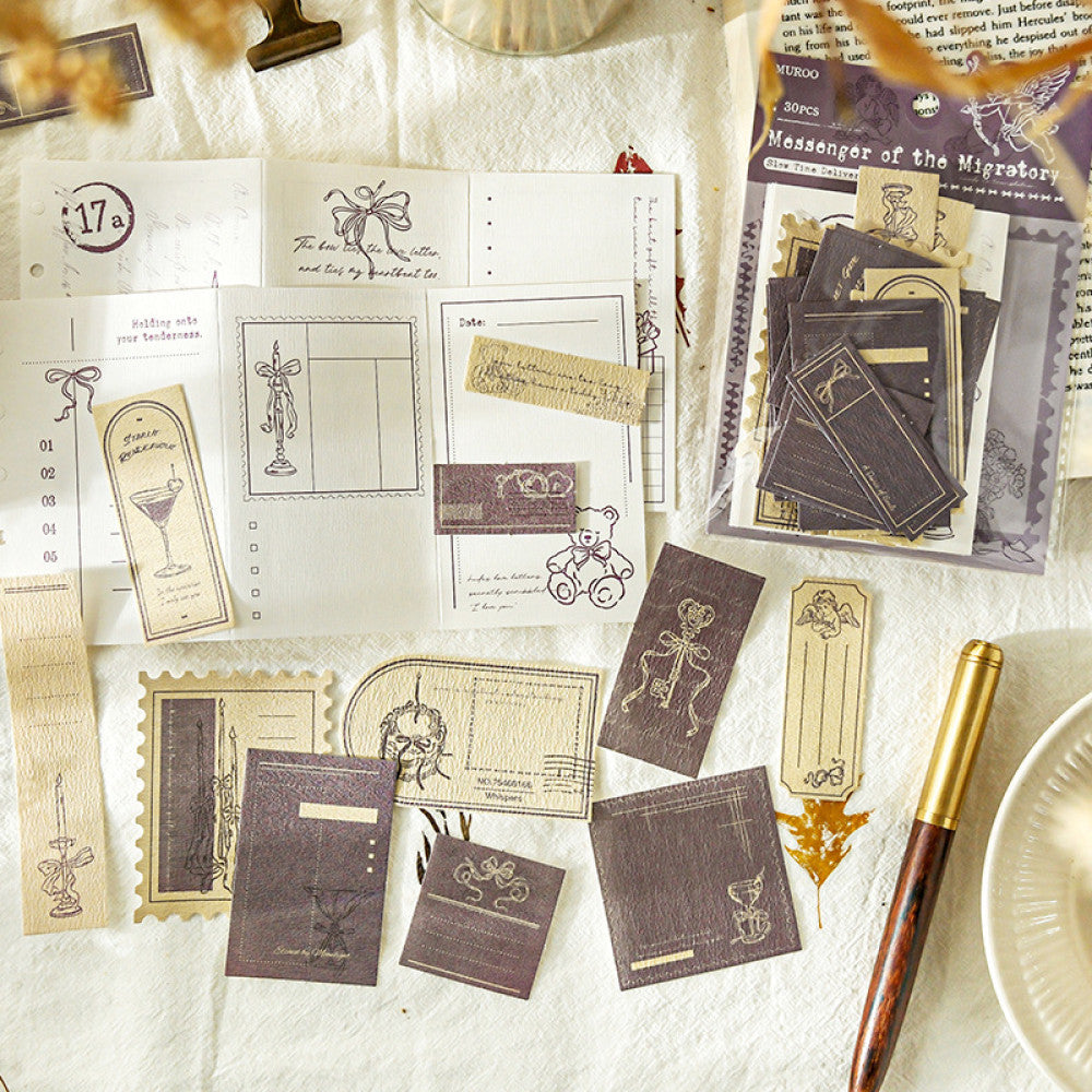 Time Slow Delivery Station series material paper 30 pcs image 1