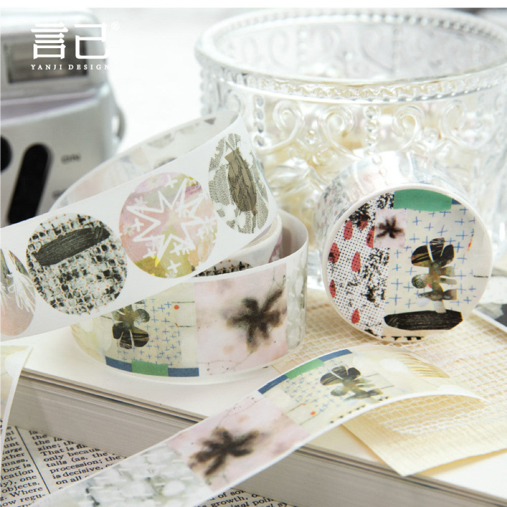 Random splicing series washi tape 6 types 2 5 cm 2 m image 3