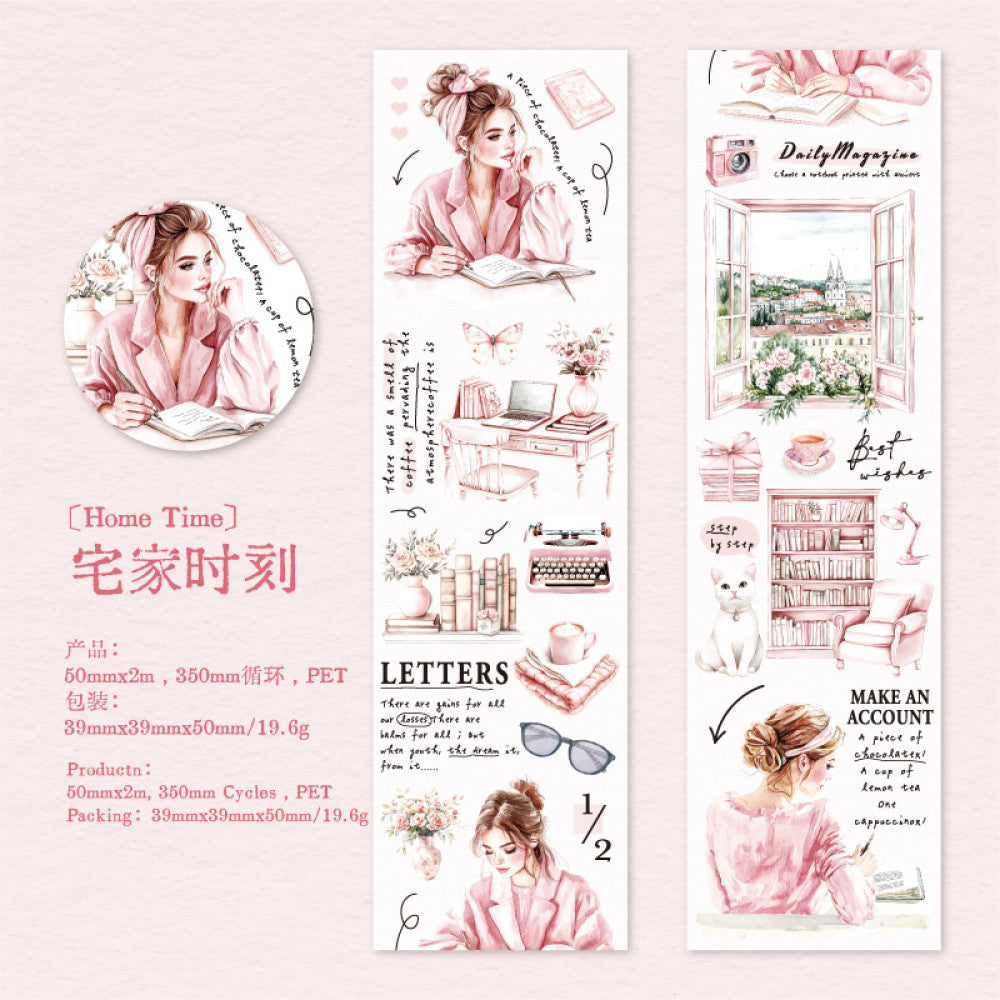 Rest time series Daily life theme PET tape