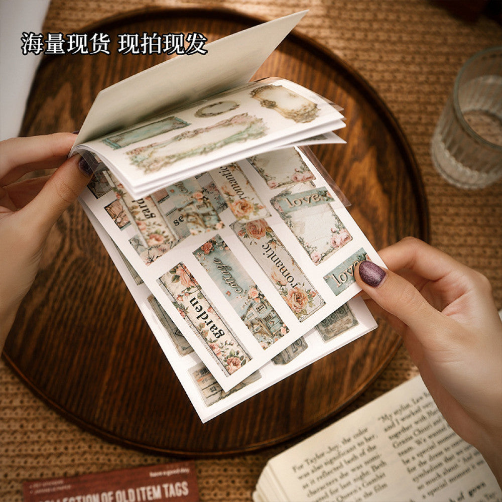 Good day double material die cut sticker book 4 styles 20 sheets image 1