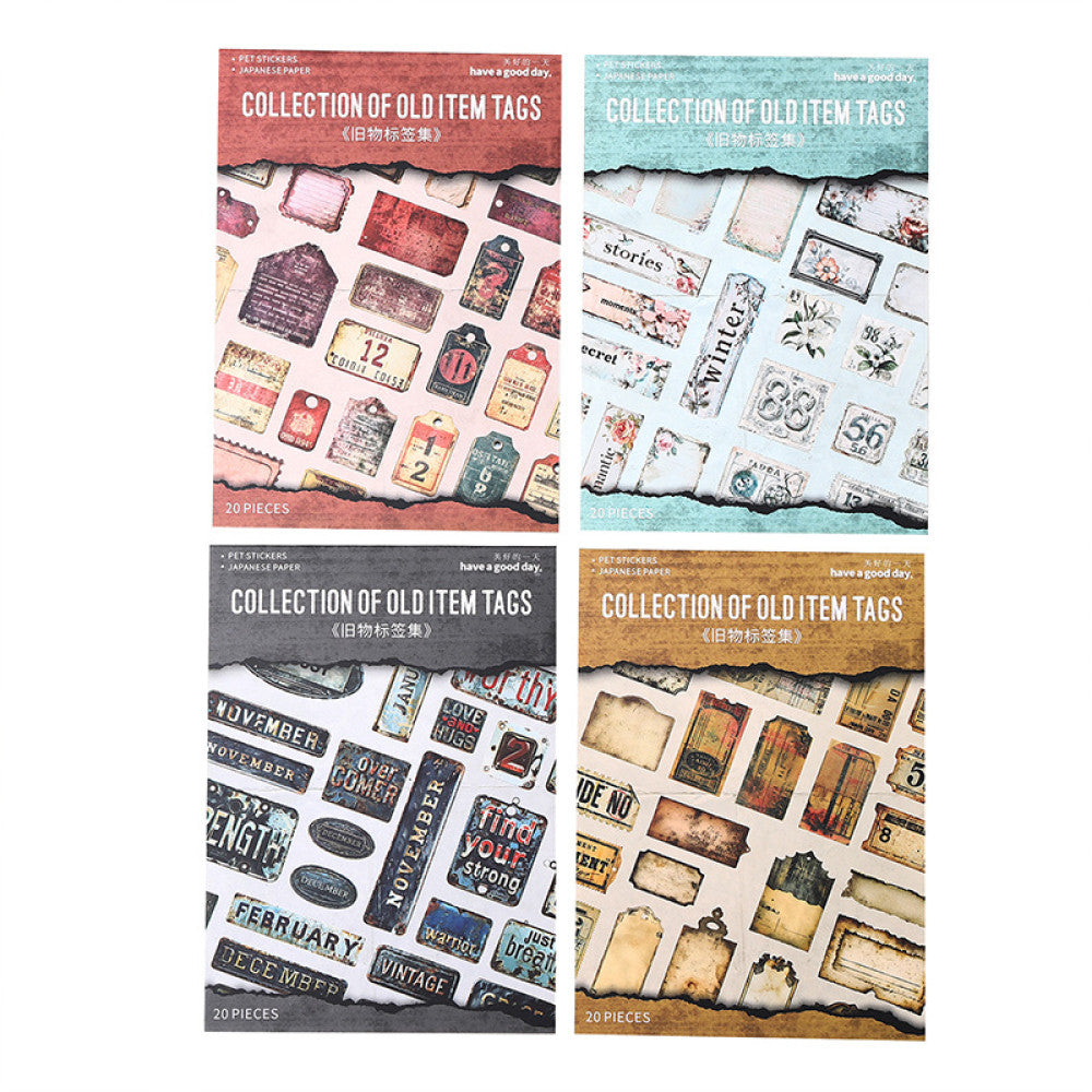 Good day double material die cut sticker book 4 styles 20 sheets image 4