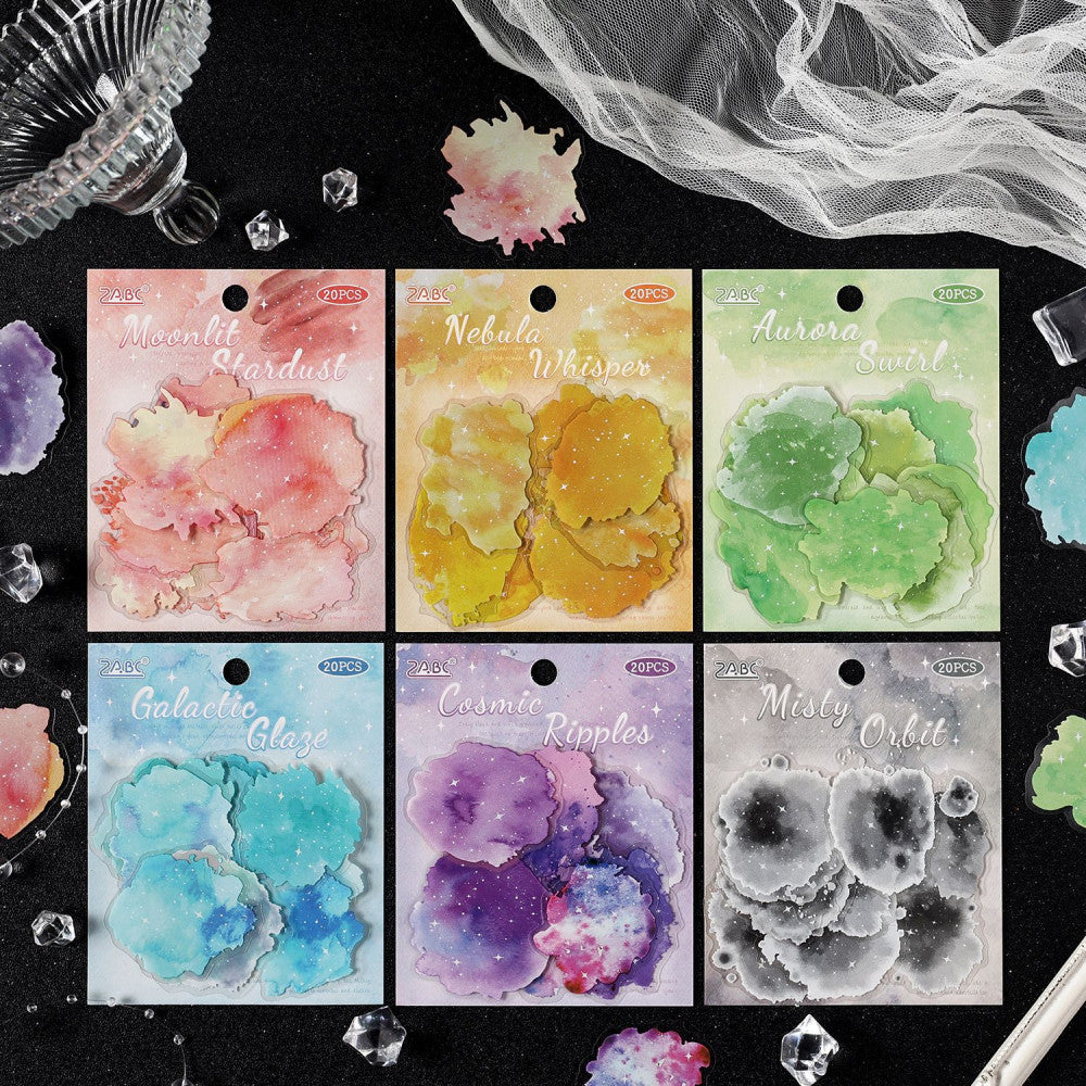 Sky Painting Series Sticker Pack 6 Types 20 Pcs image 1