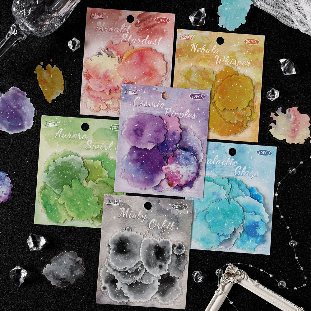 Sky Painting Series Sticker Pack 6 Types 20 Pcs image 2