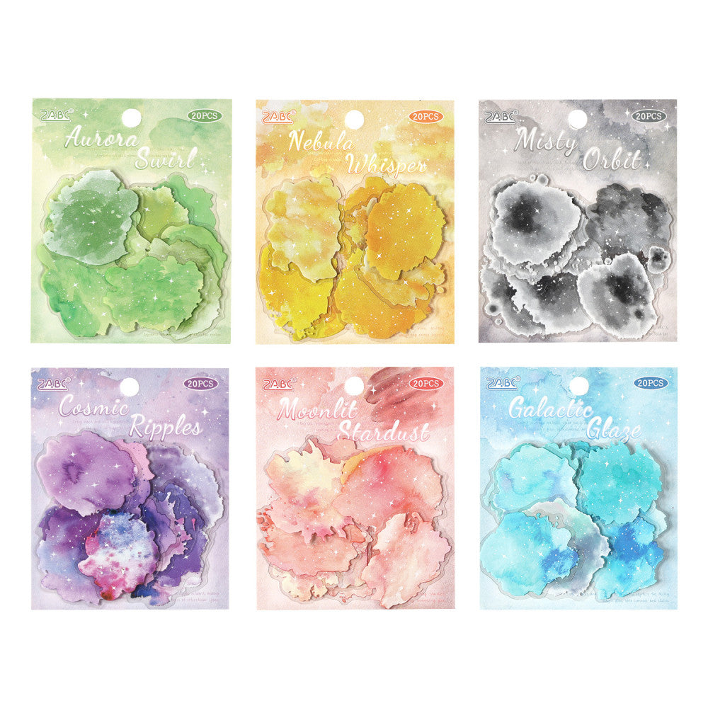 Sky Painting Series Sticker Pack 6 Types 20 Pcs image 4