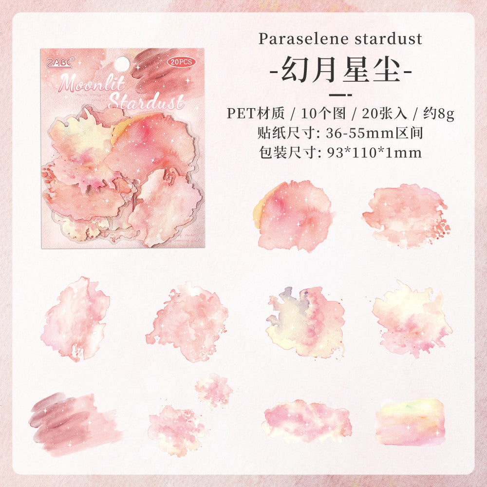 Sky Painting Series Sticker Pack 20 Pcs