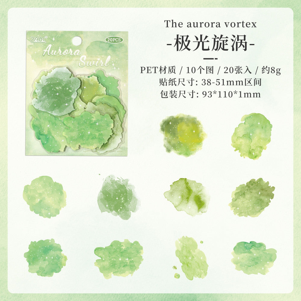 Sky Painting Series Sticker Pack 20 Pcs