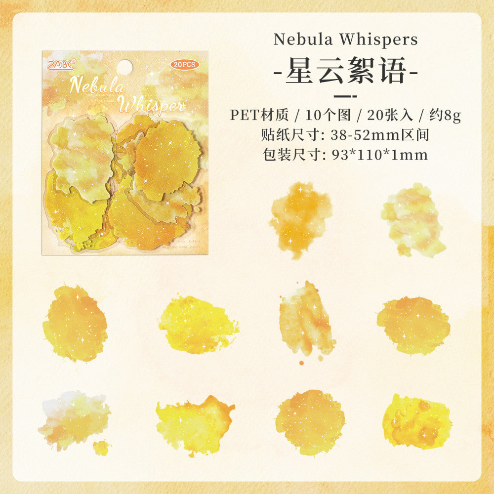 Sky Painting Series Sticker Pack 20 Pcs