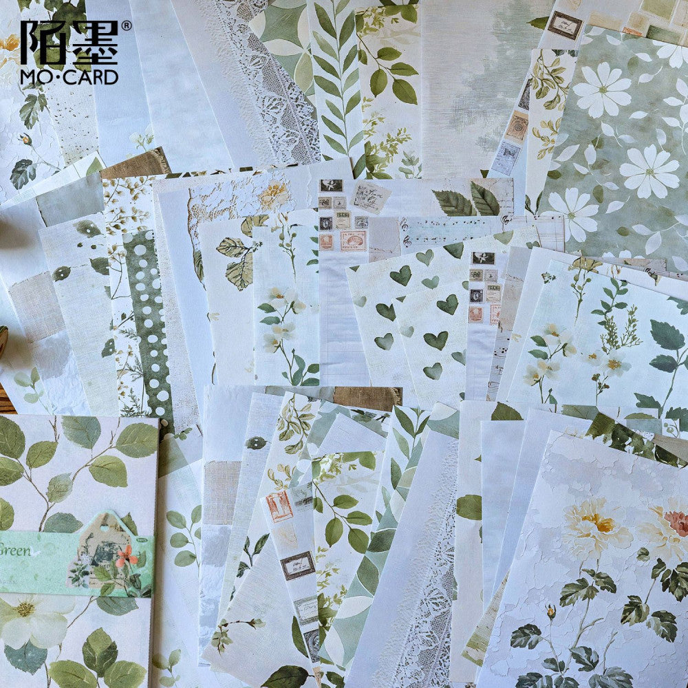 Smudge painting material series paper pack 8 types 50 sheets image 3