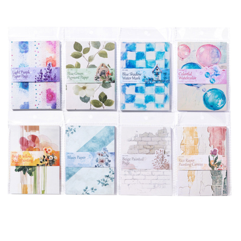 Smudge painting material series paper pack 8 types 50 sheets image 4