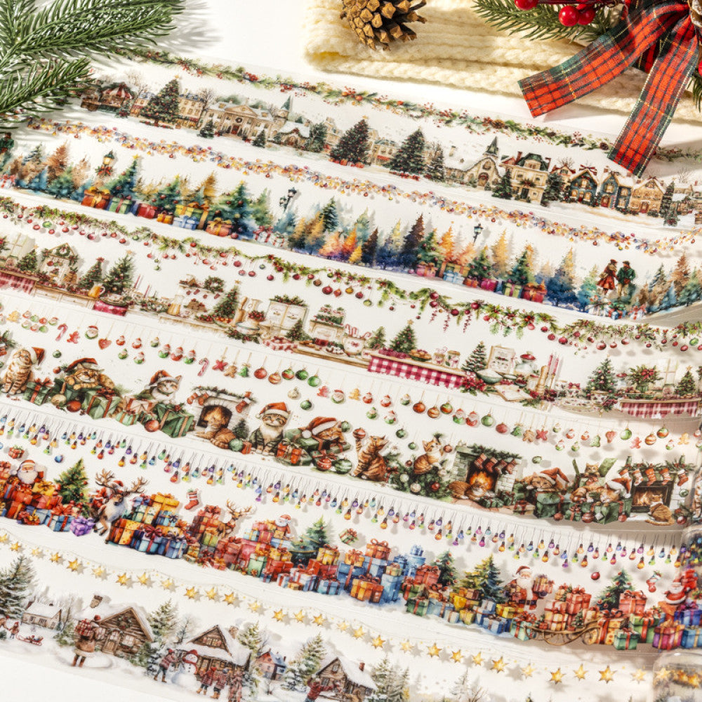 Christmas Series Landscaping PET Tape 6 Types 6 5 cm 2 m image 0