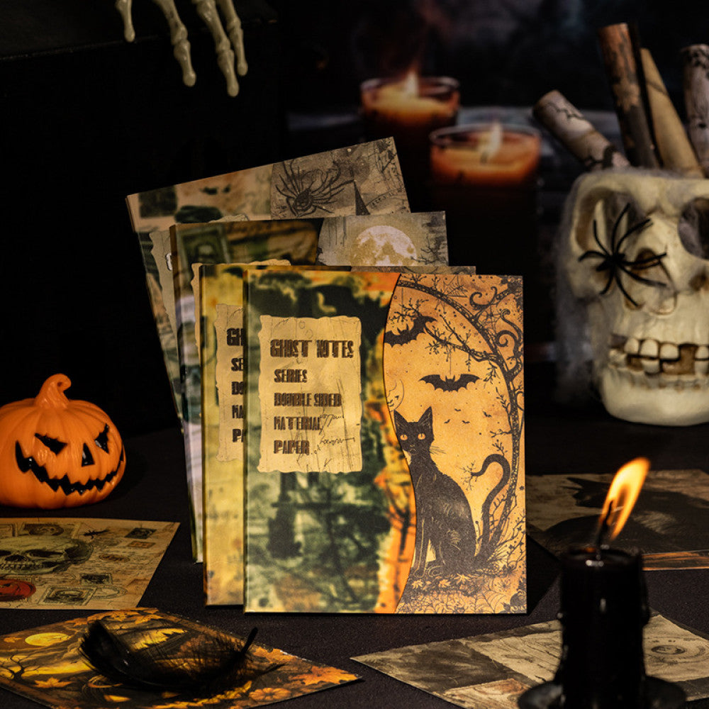 Ghost Note Series Double sided Paper 4 Types 42 Pcs image 0