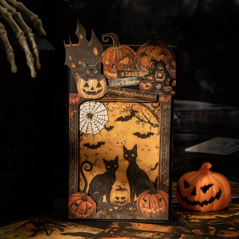 Ghost Note Series Double sided Paper 4 Types 42 Pcs image 3