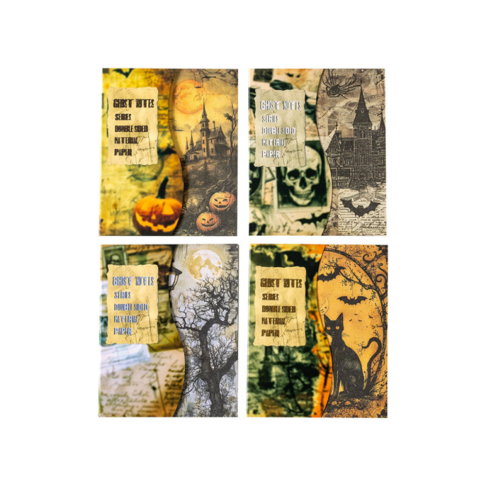 Ghost Note Series Double sided Paper 4 Types 42 Pcs image 4