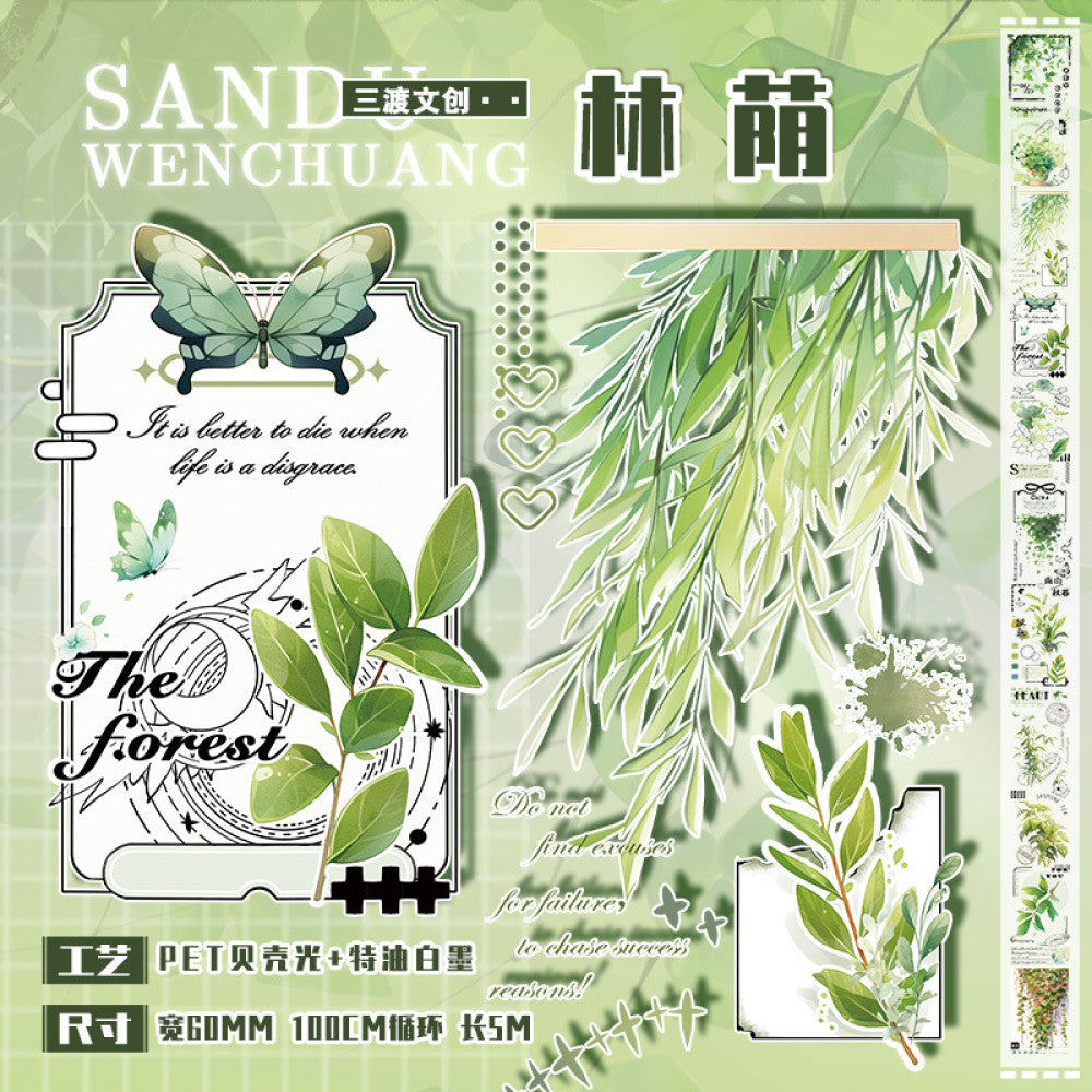 Card tape plant light PET tape 5 cm / 2 m