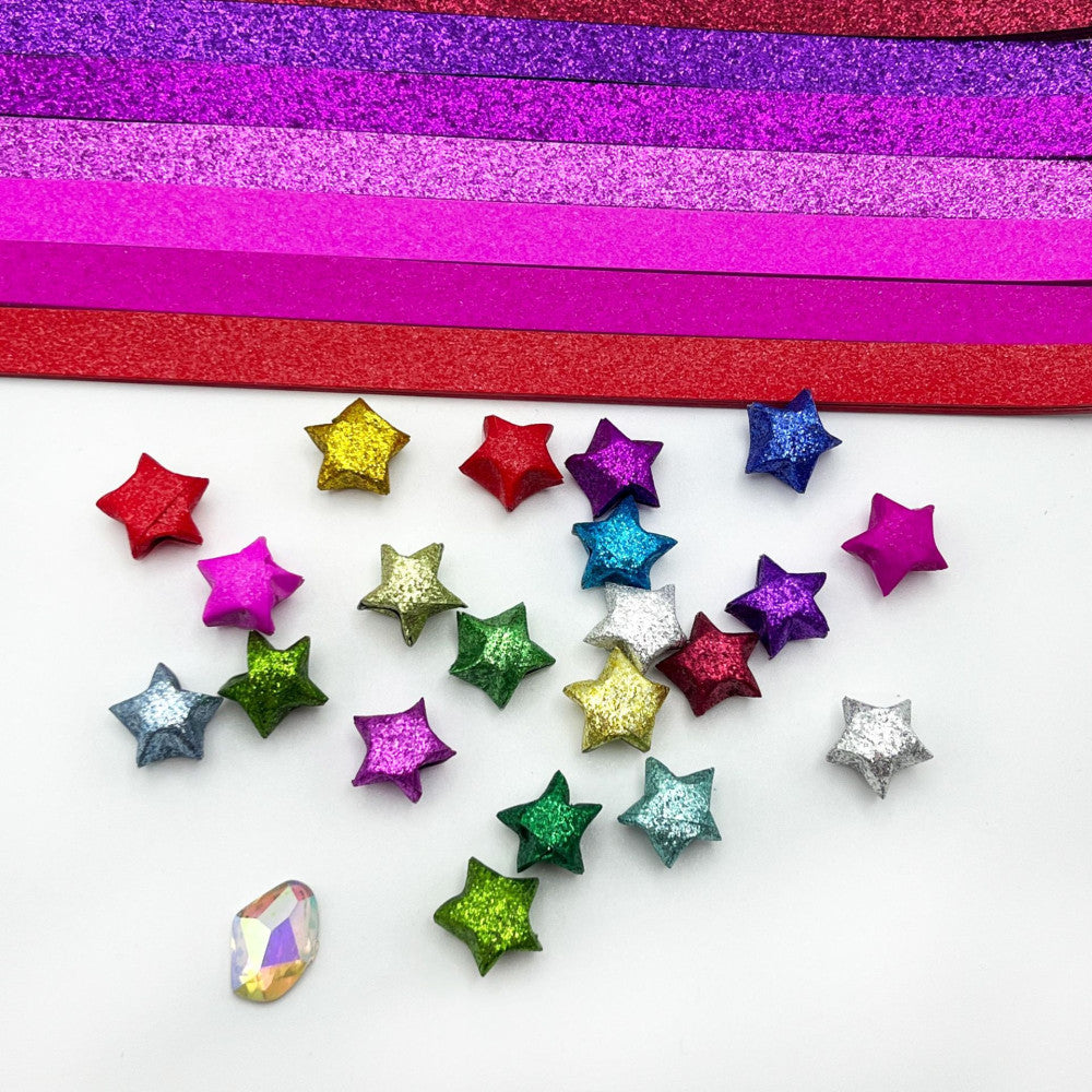 Glitter Diamond Star Paper Glitter Frosted Tape 4 Types image 1
