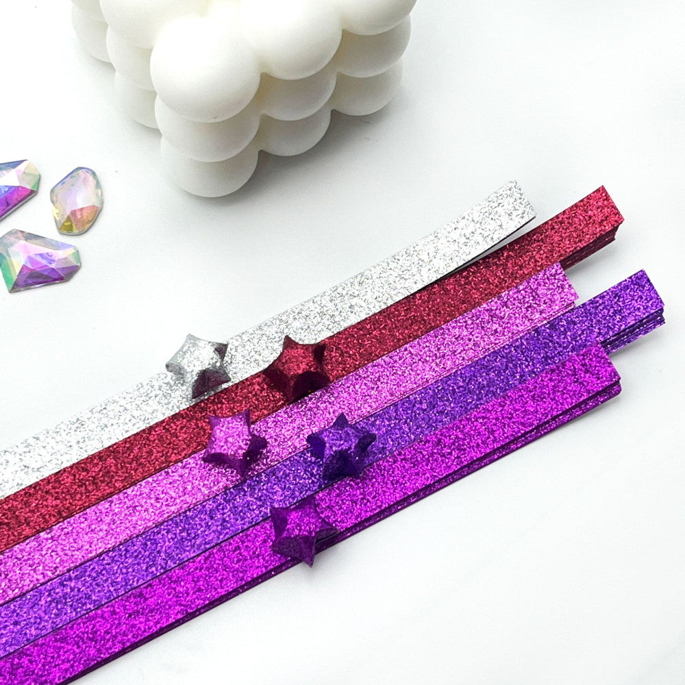 Glitter Diamond Star Paper Glitter Frosted Tape 4 Types image 5