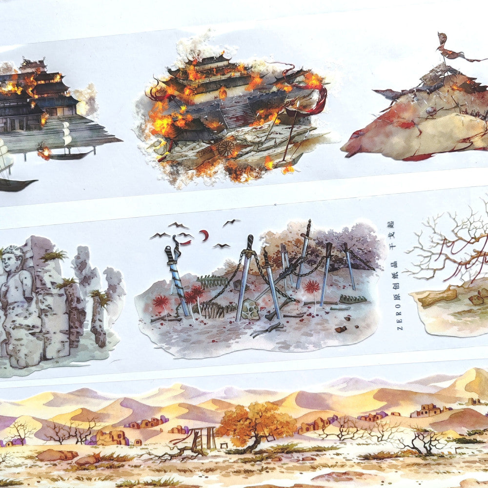 Wars and deserts ancient stype PET tape 3 Styles image 2