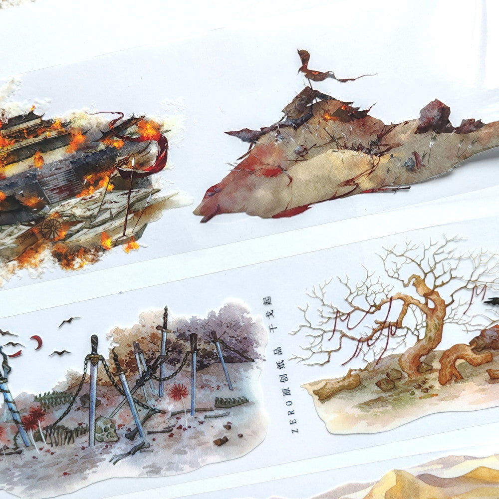 Wars and deserts ancient stype PET tape 3 Styles image 3