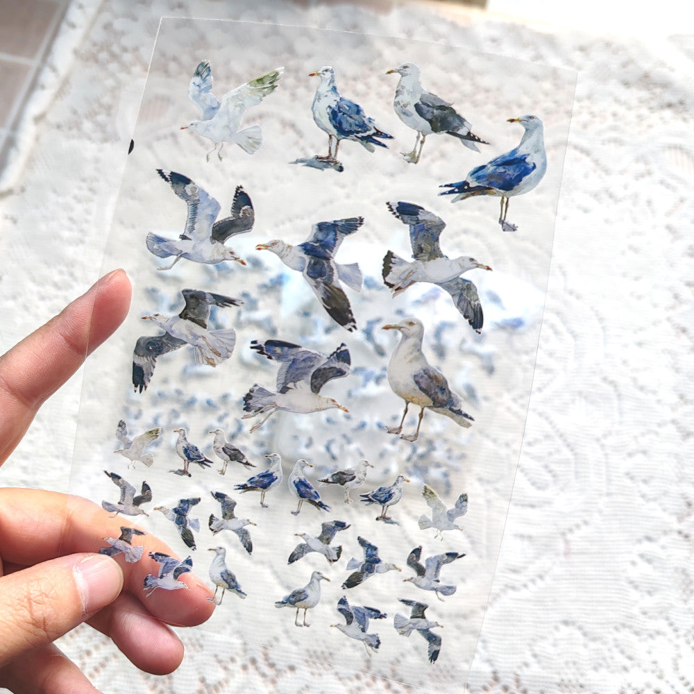 Seabird landscaping PET stickers 1 sheet image 0